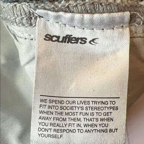 Scuffers Hollywood Blue Graphic Denim Wide-Leg Pants Size 32 for Women or Men - Picture 11 of 16